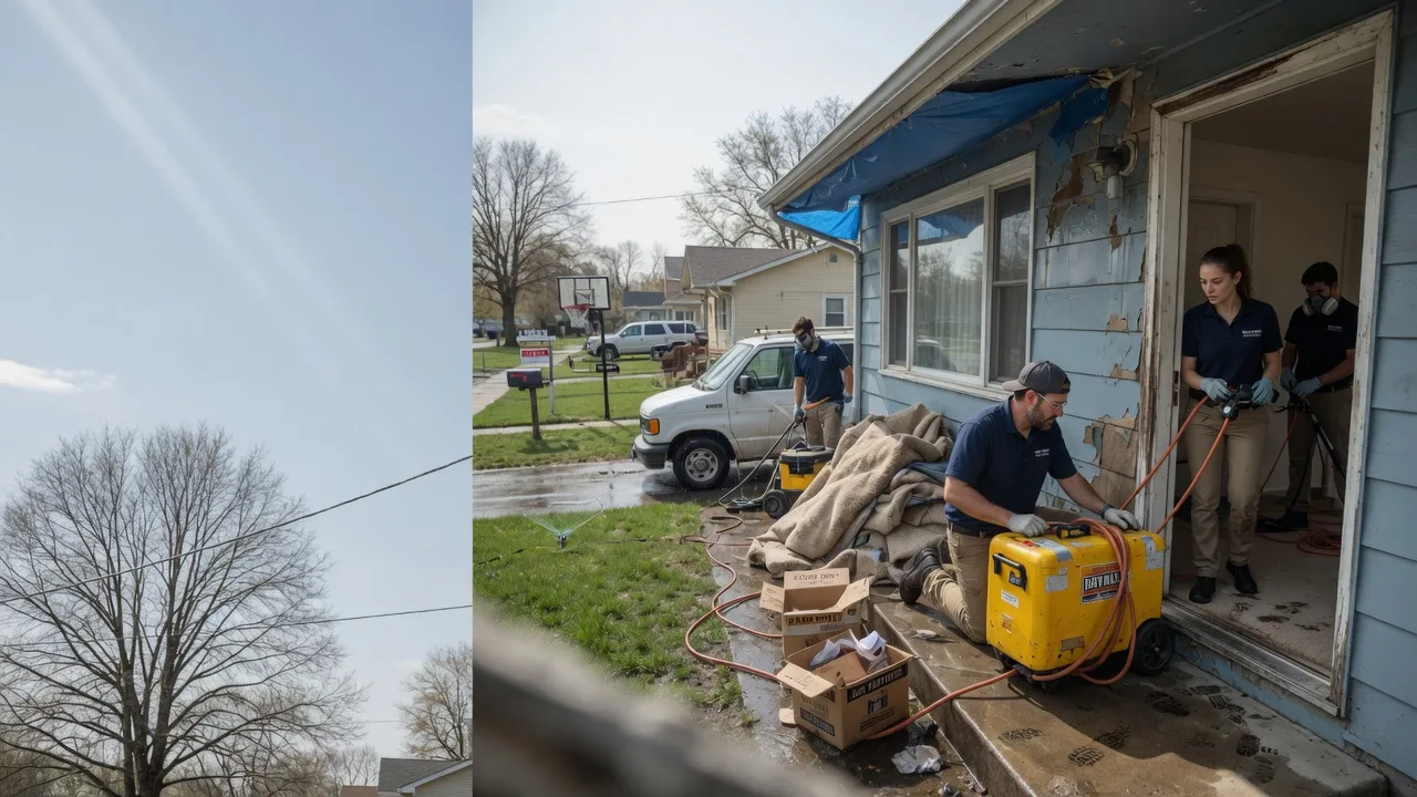 Basement Flood Cleanup in Levant, ME near me